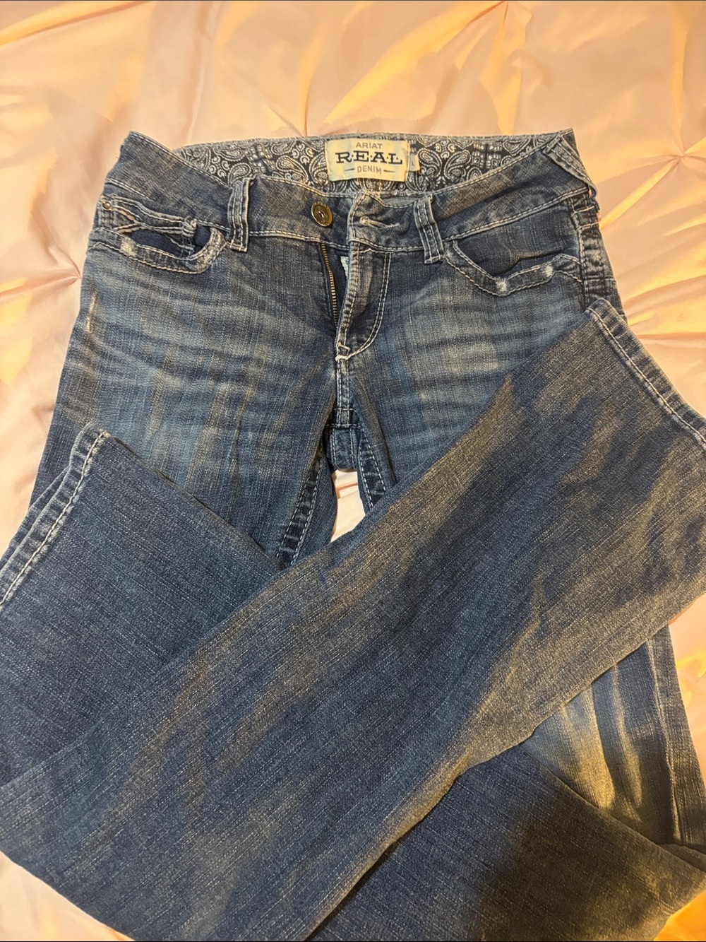 Ariat Women's Dark Blue Boot Cut Jeans